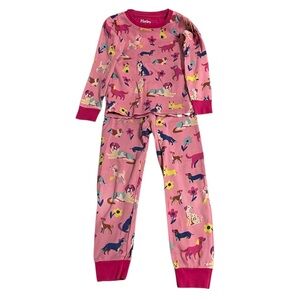 2/$20 — Hatley Pink Kids Pajamas with Animal Print 5T